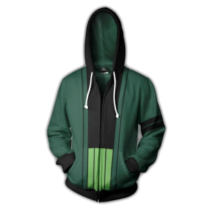 zoro zip up hoodie