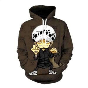 chibi trafalgar law hoodie