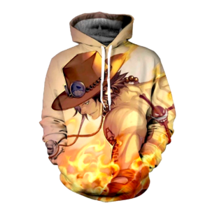 one piece ace hoodie