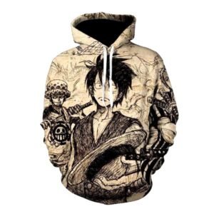 one piece hoodie anime