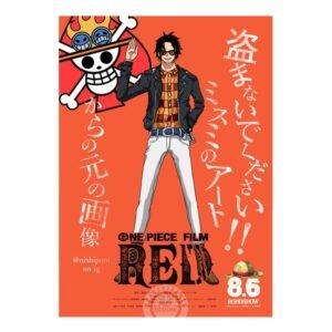 ONE PIECE MOVIE RED ACE POSTER