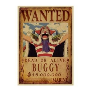 buggy the clown wanted poster