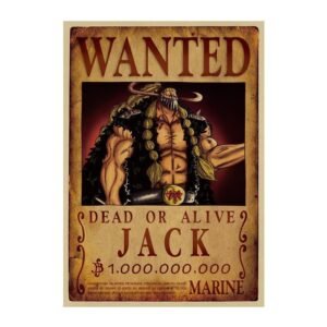 jack wanted poster one piece