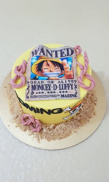 luffy one piece birthday cake