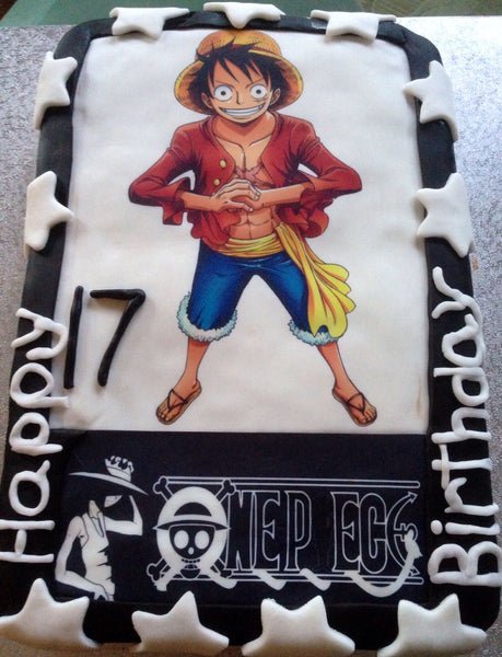 monkey d luffy birthday cake