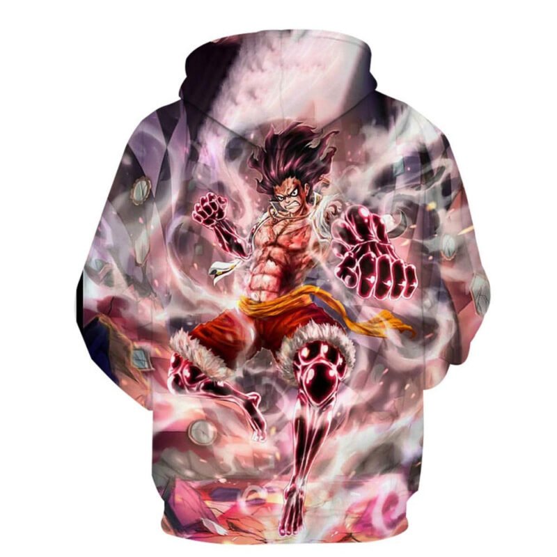 one piece luffy gear 4 hoodie