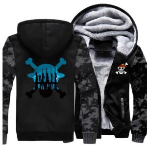 one piece straw hat crew jacket