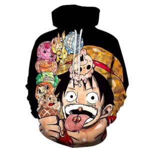 anime hoodie luffy