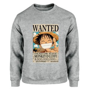 luffy wanted sweater