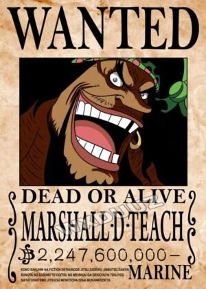 blackbeard wanted poster