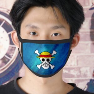 one piece straw hat face mask