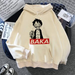 luffy baka hoodie