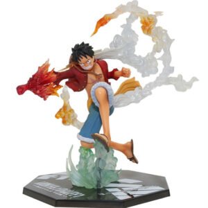 luffy red hawk figure