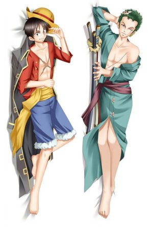 luffy and zoro body pillow