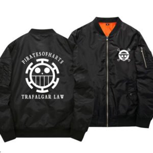 one piece anime bomber jacket