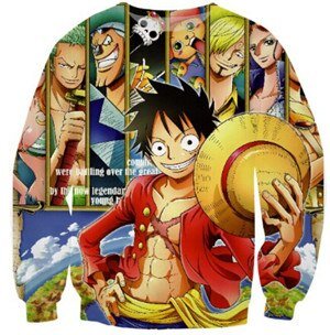 sweat one piece luffy