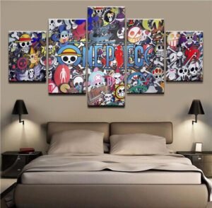 one piece anime painting