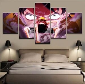 one piece luffy canvas