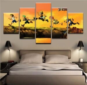 one piece anime canvas wall art