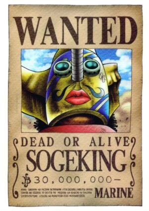 sogeking wanted poster