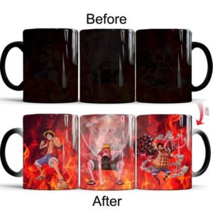 monkey d luffy color changing mug