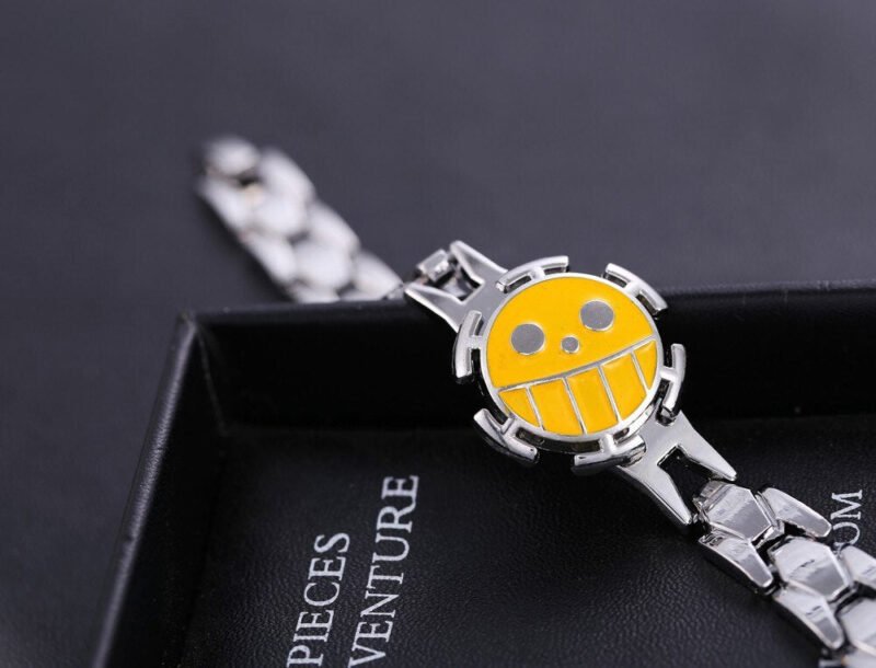 trafalgar law smiley bracelet