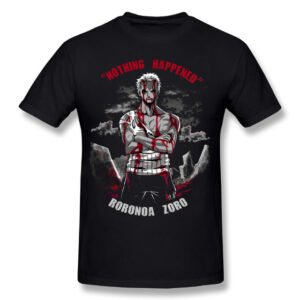 zoro nothing happened shirt