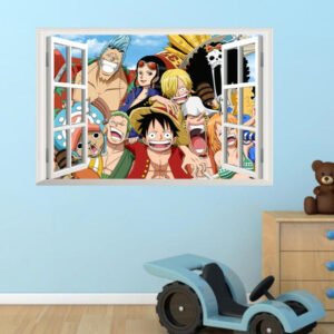 one piece anime wall sticker