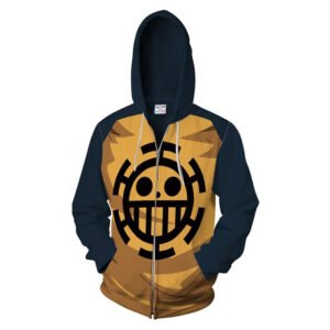 trafalgar law zip hoodie