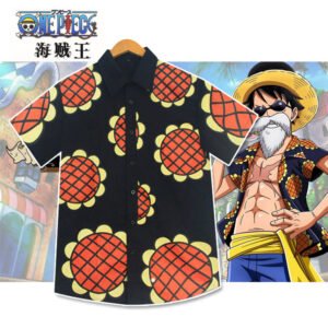 one piece luffy sunflower shirt