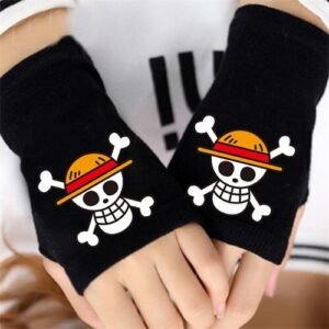 one piece anime gloves