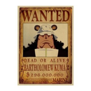 bartholomew kuma wanted poster