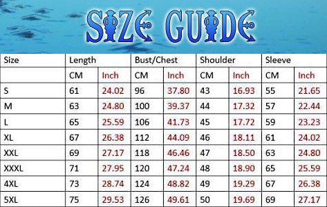 luffy shop size guide