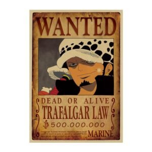 trafalgar law bounty poster